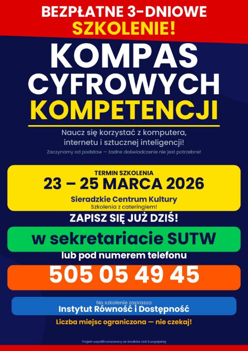 Obrazek dla: Bezpłatne szkolenie z zakresu kompetencji cyfrowych